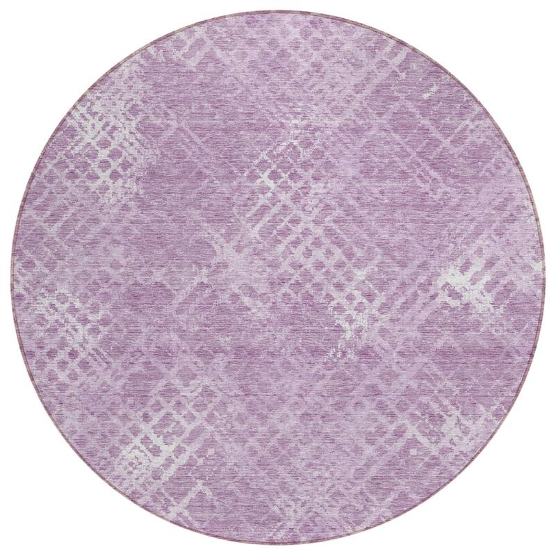 HomeRoots Geometric Transitional Rectangle Outdoor Rug