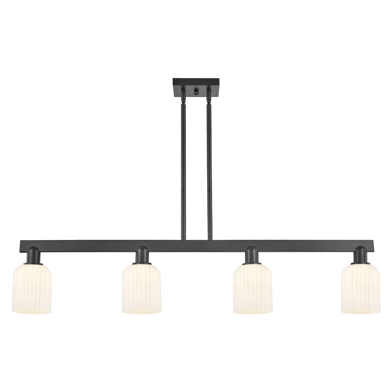 Innovations Lighting Downtown Urban - Bridal Veil - 4 Light 48" Stem Hung Island Light