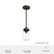 preview thumbnail 8 of 11, Hunter Devon Park 1-Light Mini Pendant - Kitchen Island, Dining, Bedroom - Rustic, Farmhouse