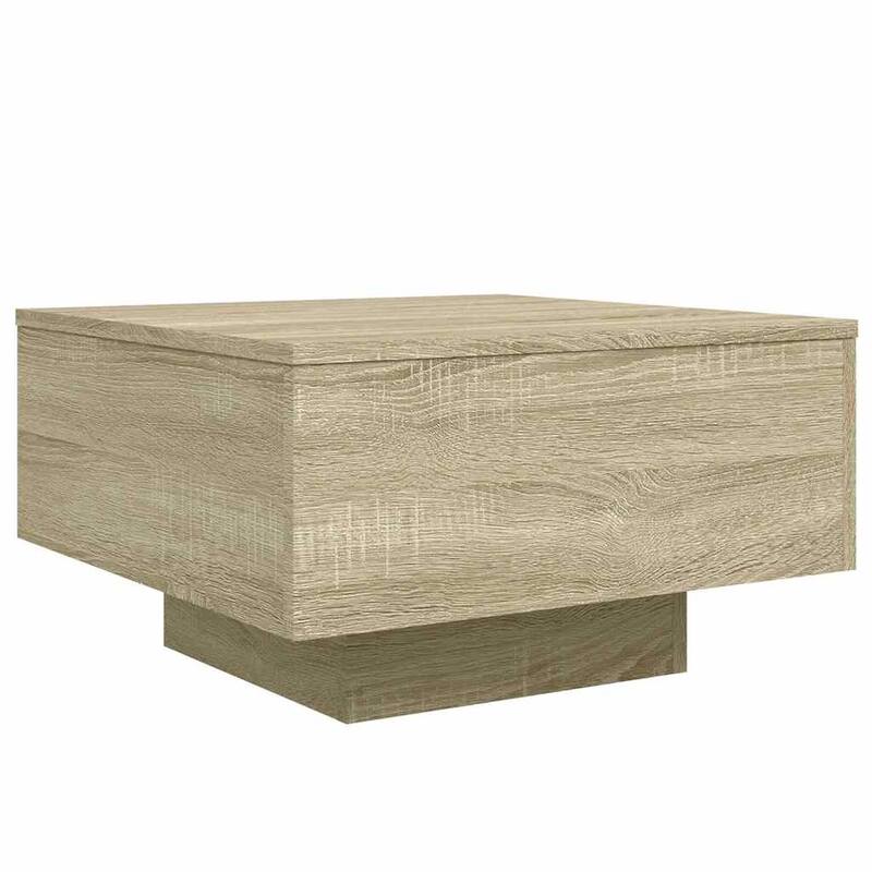 vidaXL Coffee Table Engineered Wood 33.5 x 21.7 x 12.2 in