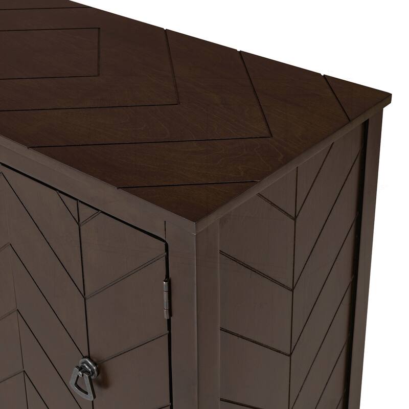 Versatile Adjustable Shelf Sideboard with Sturdy Legs