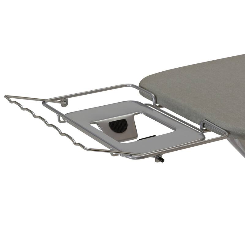 Household Essentials Wide Steel Top Ironing Board with Fixed Iron Rest