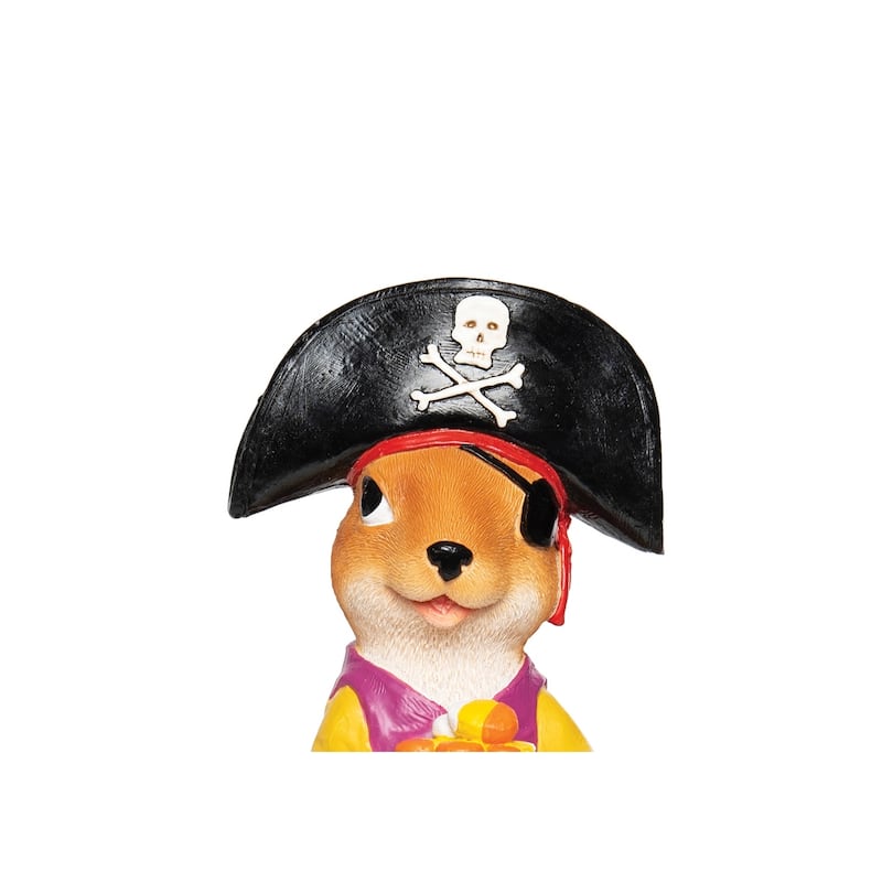 Pirate Squirrel Halloween Figure