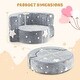 preview thumbnail 5 of 7, 2-in-1 Kids Sofa and Cushion with Luminous Star Design - 31.5" x 25" x 16"