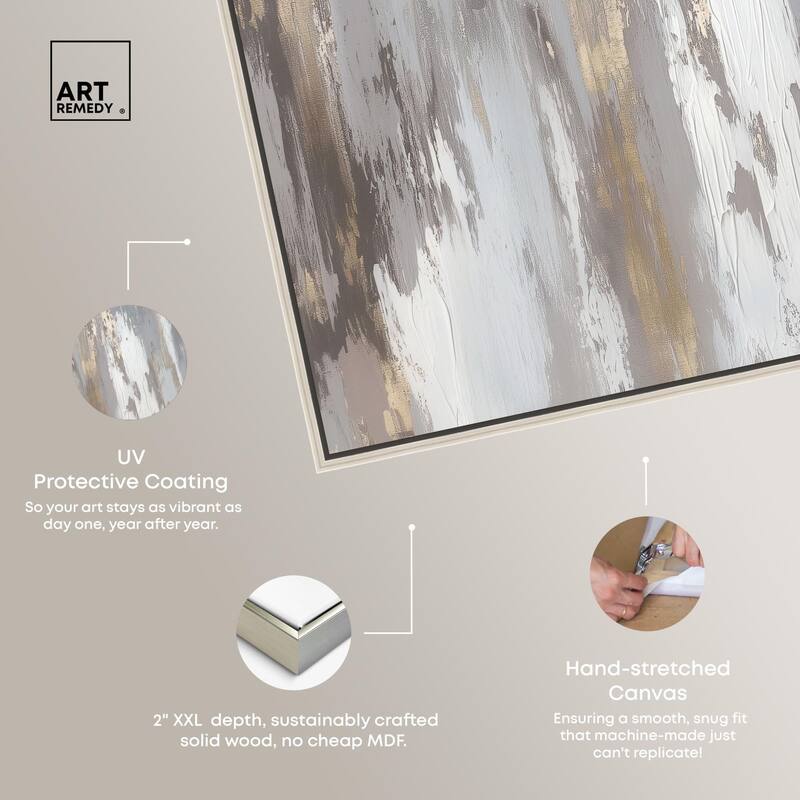 Flooding Gold I Canvas by Art Remedy