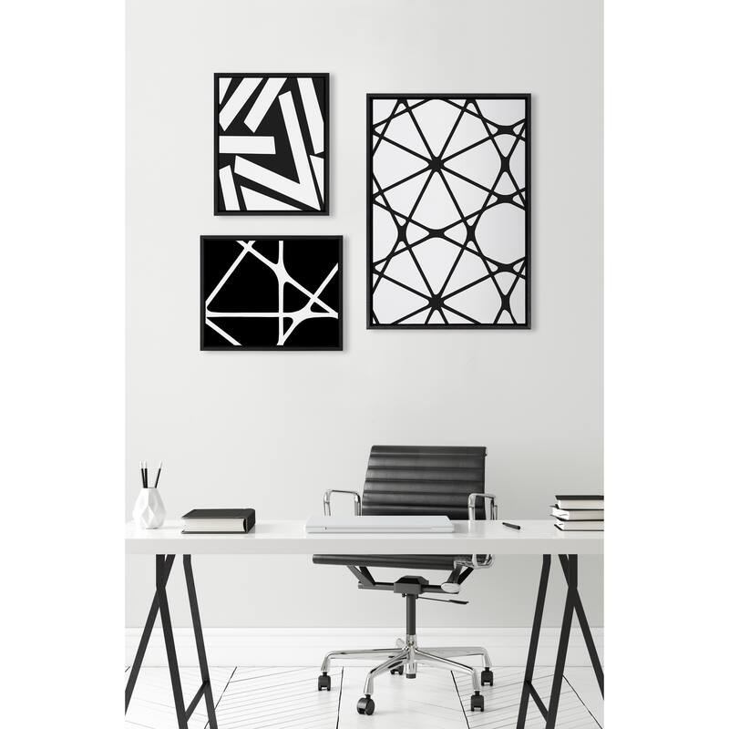 Kate and Laurel Sylvie Modern Canvas by The Creative Bunch Studio