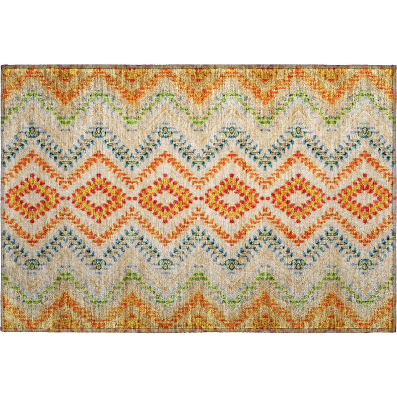 Premium Washable Super Soft Boho Geo Mayfield Rug