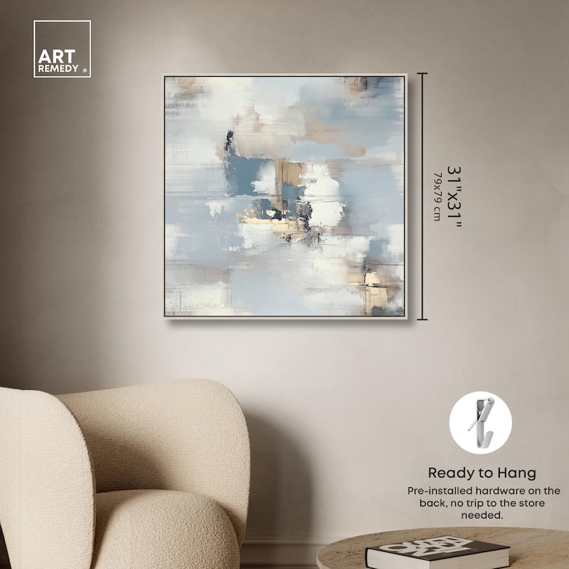 Morning Mist Over the Water Canvas by Art Remedy