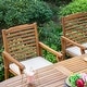 preview thumbnail 38 of 39, MAISON ARTS Outdoor 7/9-Piece Solid Acacia Wood Dining Set, Expandable Dining Table and 6/8 Wood Dining Chairs