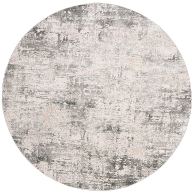 SAFAVIEH Vogue Lida Modern & Contemporary Abstract Beige/Charcoal Rug