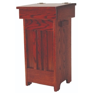 Oak Mission Trash Bin - On Sale - Overstock - 25458221