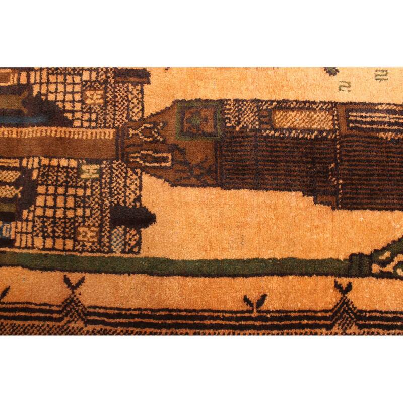 ECARPETGALLERY Hand-knotted Teimani Beige Wool Rug - 3'2 x 4'11