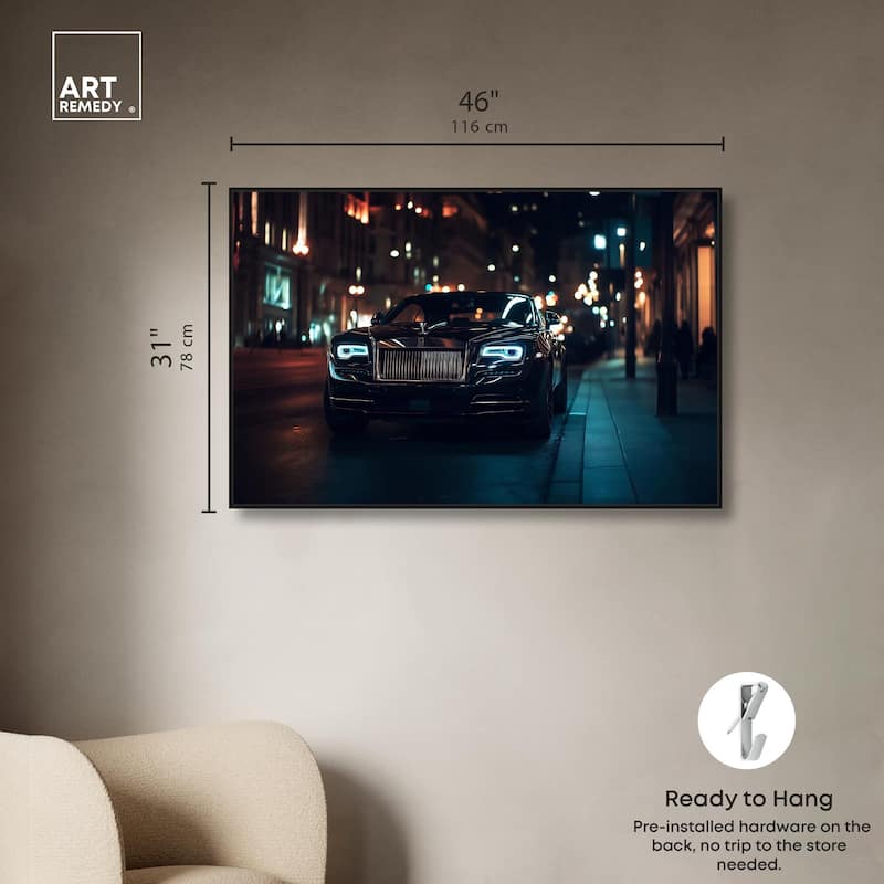 Phantom's Gleam Canvas by Art Remedy