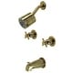 preview thumbnail 19 of 18, Concord Two-Handle Tub and Shower Faucet Antique Brass
