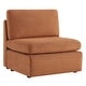 preview thumbnail 55 of 179, Mia Oversized Modular Sectional Fabric Sofa Terracotta-Armless only