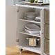 preview thumbnail 25 of 26, Dolly Madison Kitchen Cart with Stainless Steel Top by Homestyles