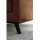 preview thumbnail 10 of 12, Abbyson Woodstock Mid Century Top Grain Leather Chair