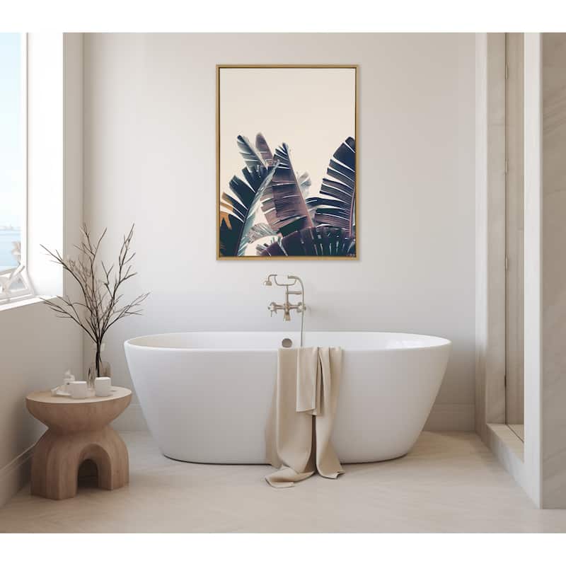 Kate and Laurel Sylvie Fahrenheit Framed Canvas by Alicia Bock