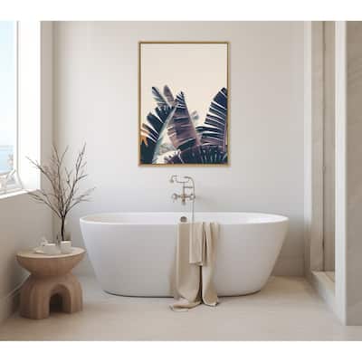 Kate and Laurel Sylvie Fahrenheit Framed Canvas by Alicia Bock