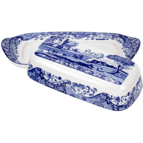 Spode Blue Italian Covered Butter Dish Bed Bath & Beyond 38205469