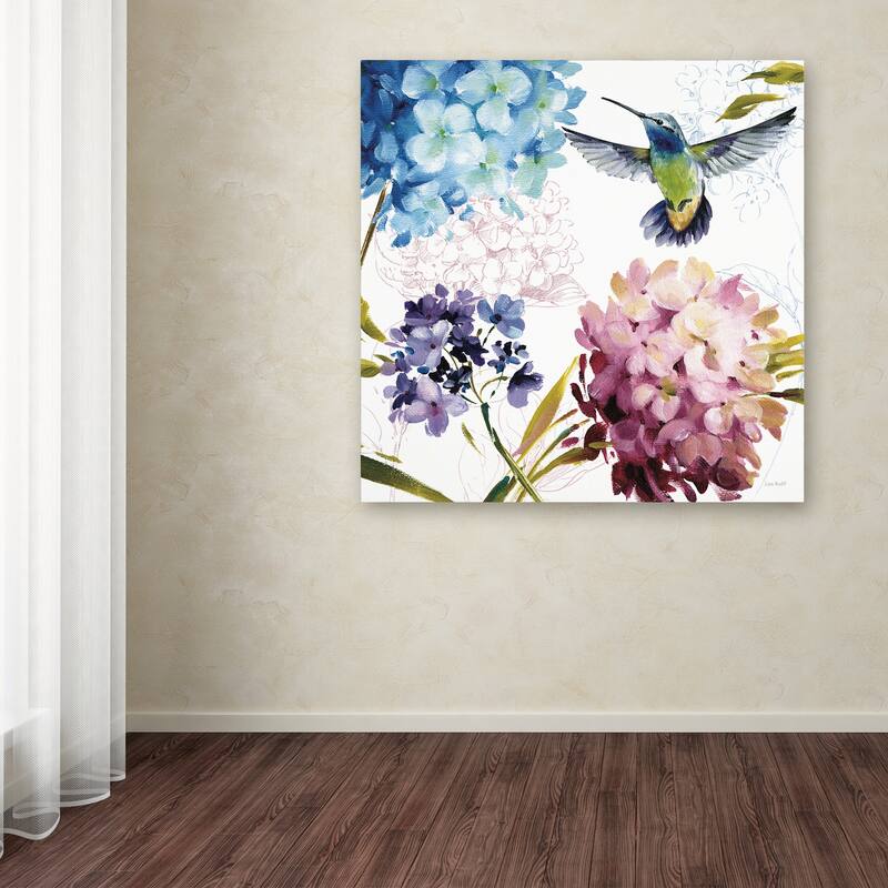 Lisa Audit 'Spring Nectar Square III' Canvas Art