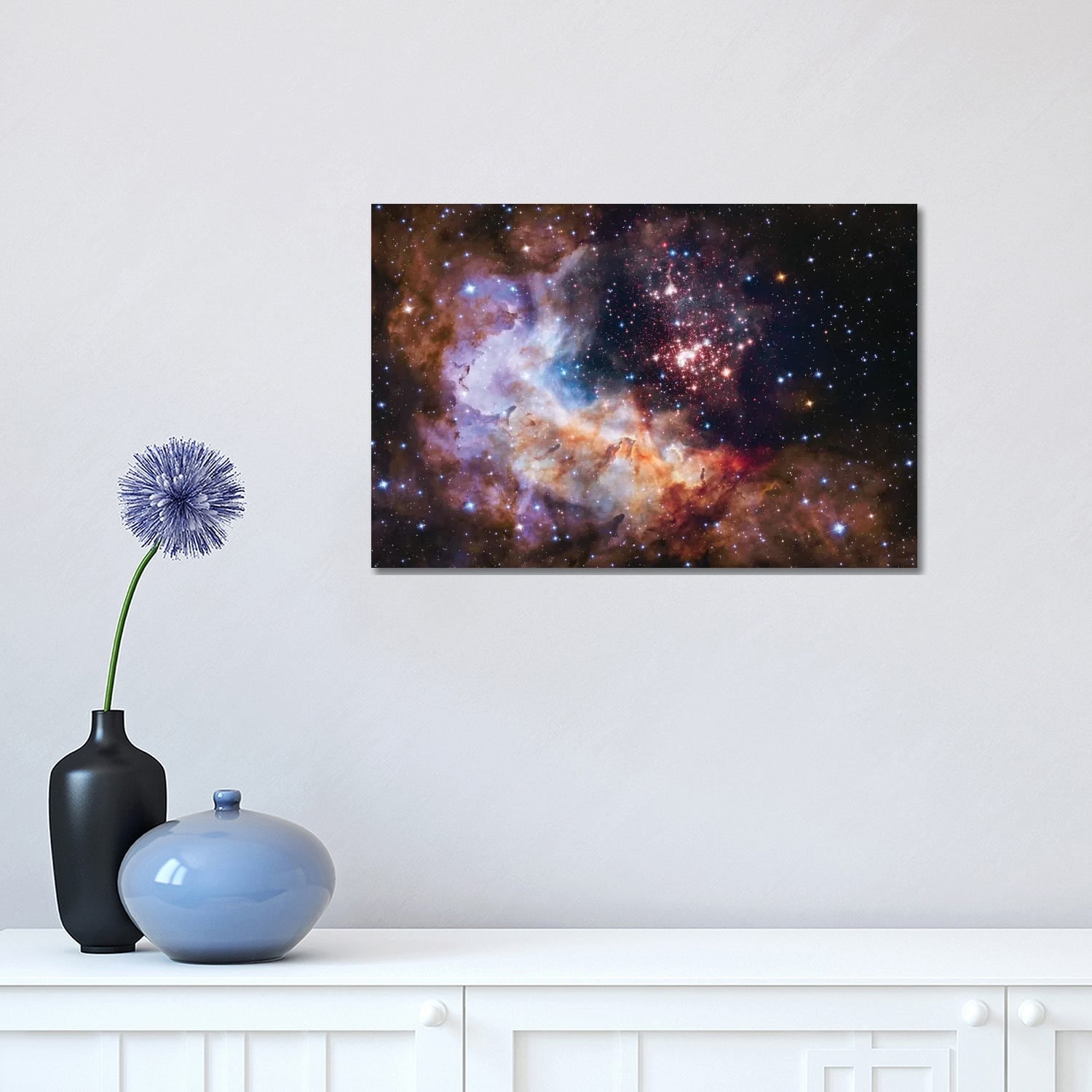 iCanvasART 1-Piece Mystic Mountain in Carina Nebula Hubble Space Telescope Canvas Print by NASA 0.75 x 26 x 18-Inch 