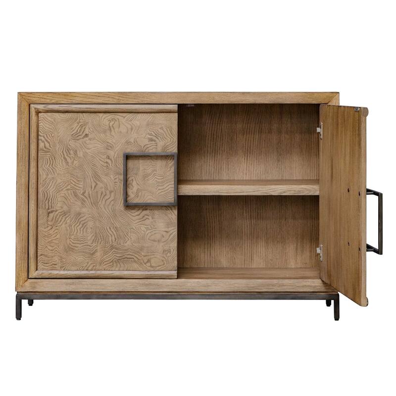 Uttermost Paltrow Burl 2 Door Cabinet