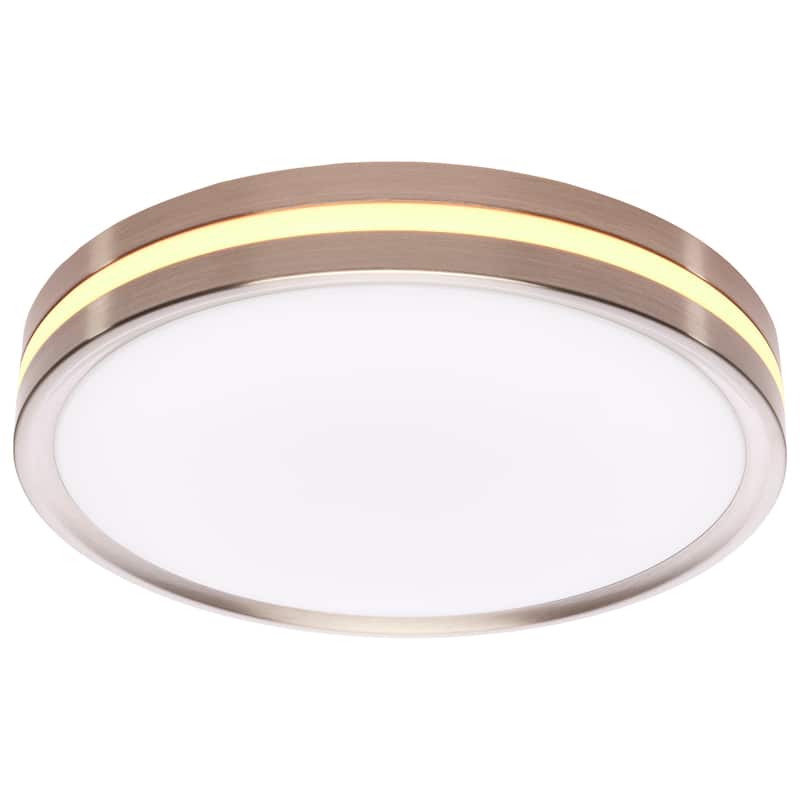 11 Inch Surface Mount with Night Light 5 CCT Selectable Brushed Nickel Finish - Brushed Nickel