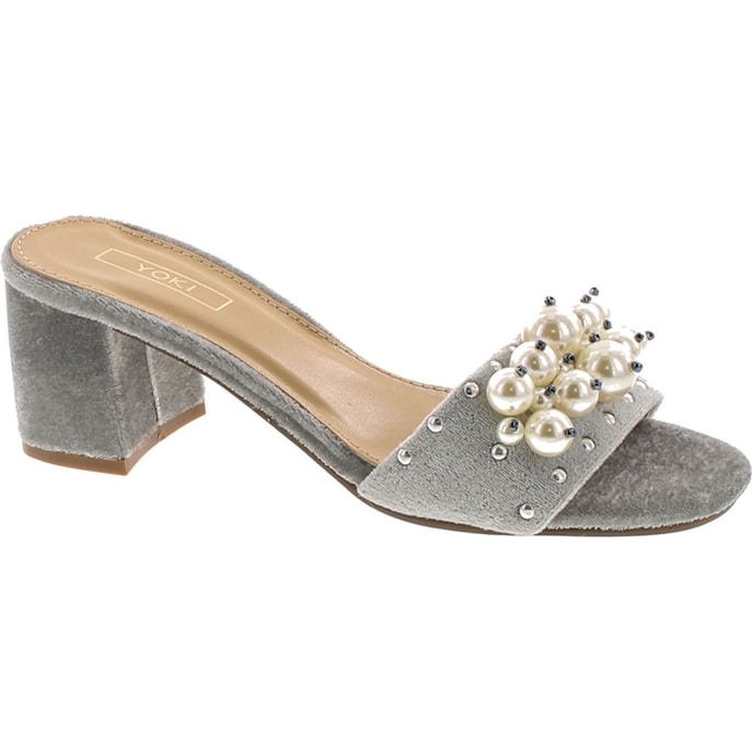 womens block heel mules