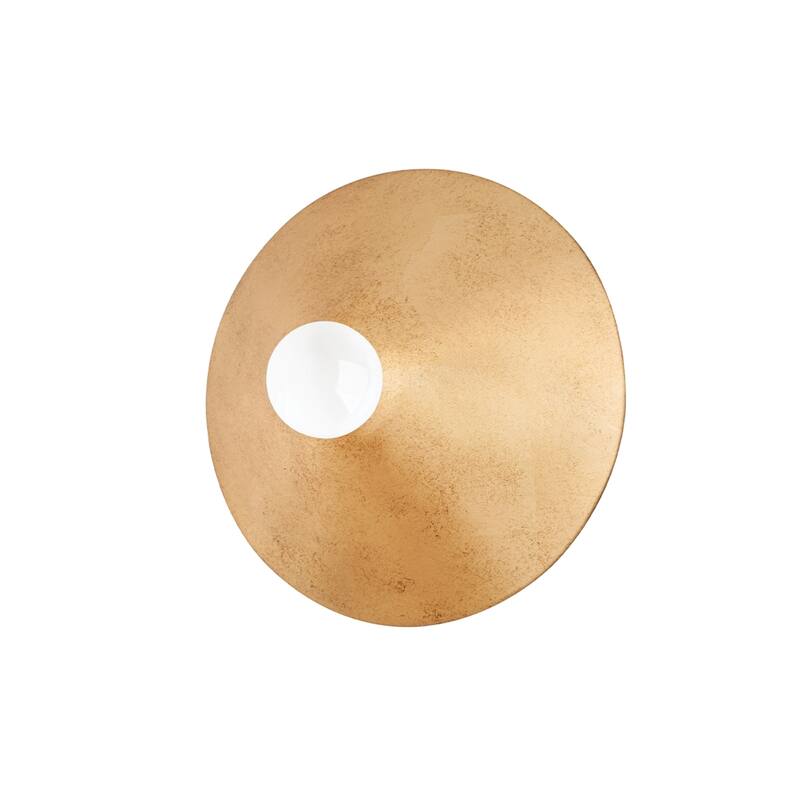 Summit - 1 Light Wall Sconce - Graphite Grey/Vintage Gold Leaf Frame - Vintage Gold Leaf