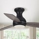 preview thumbnail 1 of 6, 48" Oil Rubbed Bronze LED Low Profile Ceiling Fan with Light and Remote Control - 48 in