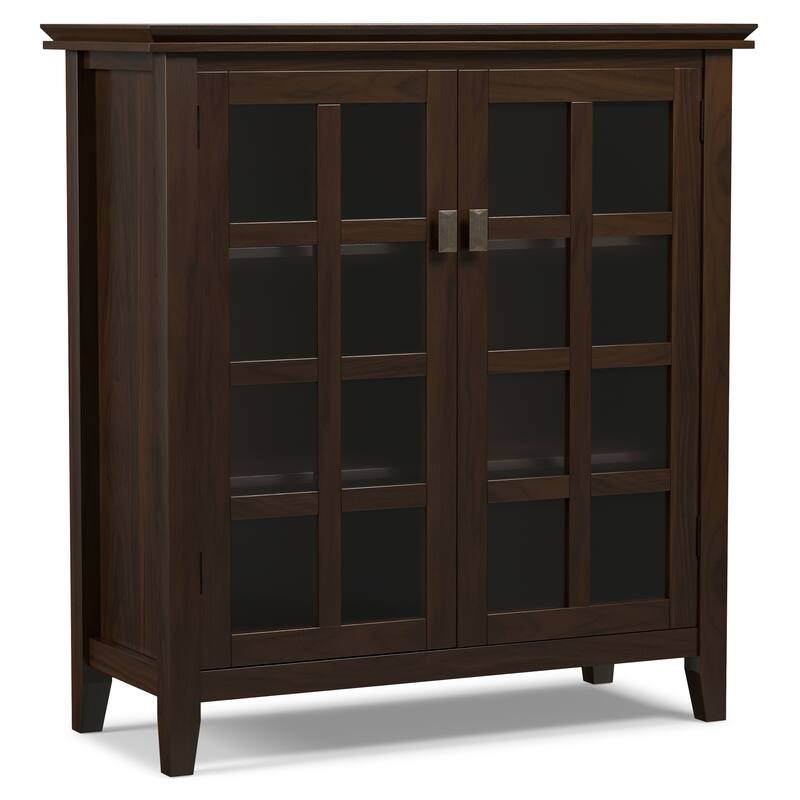WYNDENHALL Stratford Solid Wood Transitional Medium Storage Cabinet - 38"w x 16.1"d x 40.6" h