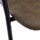 preview thumbnail 32 of 44, SAFAVIEH Tanner Mid-century Faux Leather Barstool - 25" W x 21.5" D x 39" H