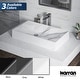 preview thumbnail 8 of 7, Karran Diamond Quartz 28 inch Bathroom Vessel Sink
