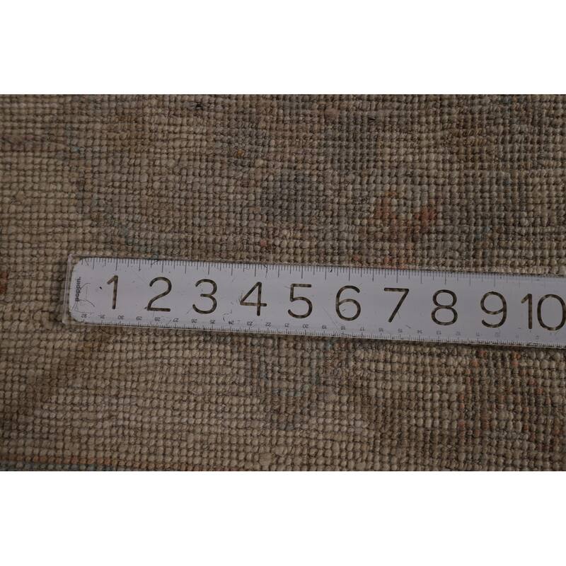 Oushak Turkish Area Rug Vegetable Dye Handmade Wool Carpet - 8'3"x 9'8"