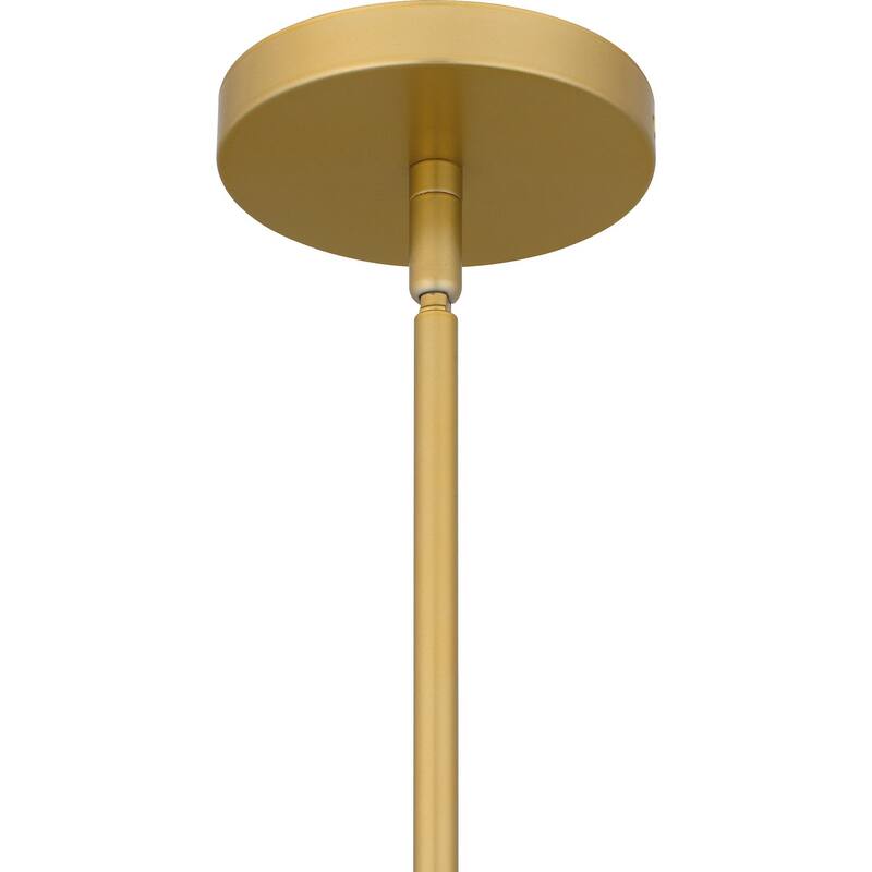 Light Gold One Light Pendant from the Quoizel Pendant Collection