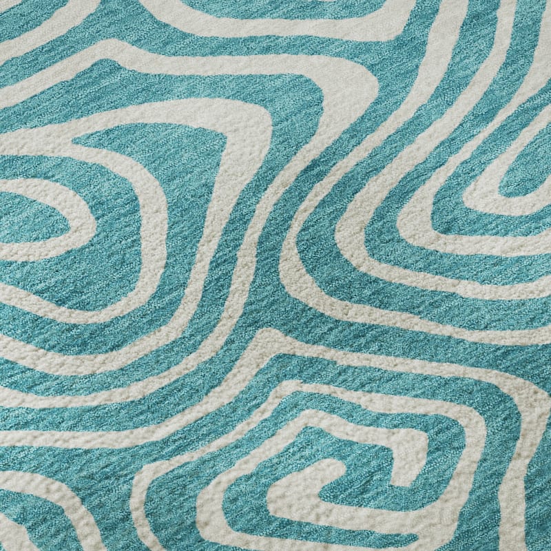 Premium Washable Super Soft Modern Maze Mayfield Rug