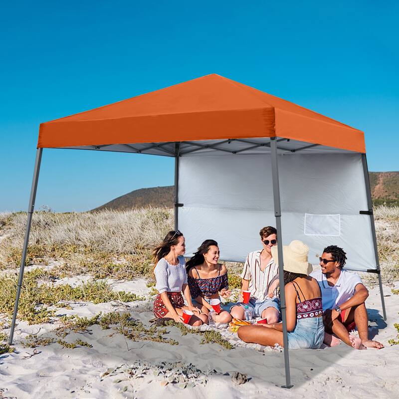 ABCCANOPY Stable Pop up Outdoor Canopy Tent with Sun Wall