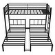 preview thumbnail 4 of 7, Twin over Twin & Twin Bunk Beds Triple Bunks for 3