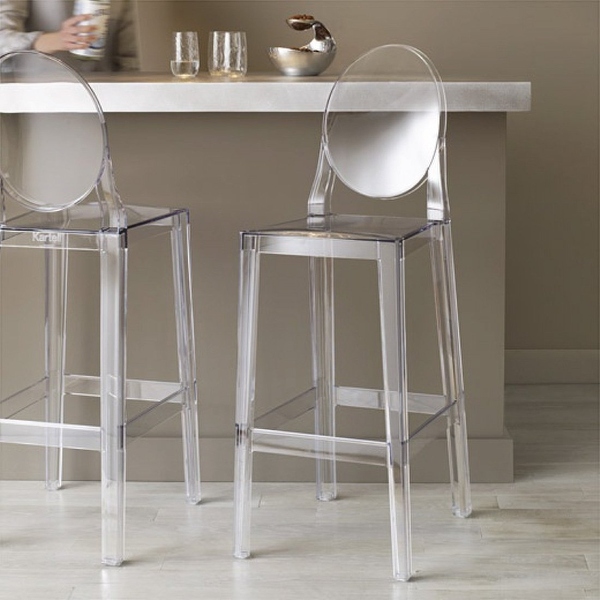 Ghost stool with hotsell back