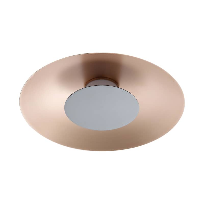 Golden Lighting 6400-FM12 FRG Luma 12" Wide Semi-flush Ceiling Fixture