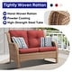 preview thumbnail 58 of 58, Gymojoy Outdoor High-back Wicker Loveseat Sofa For Home Garden