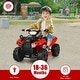 preview thumbnail 39 of 48, Costway 6V Kids ATV Quad Electric Ride On Car Toy Toddler with LED - See details