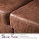preview thumbnail 6 of 56, OVIOS Mid-Century SUEDE Leather Chaise Reversible Sofa