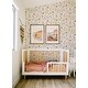 Chesapeake Zev Coral Butterfly Wallpaper - 20.9 x 396 x 0.025 - Bed ...