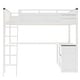 preview thumbnail 8 of 9, Queen Size Loft Bed with Desk, Open Shelf and Charging Station, Multi-functional Bed Frame with Ladder