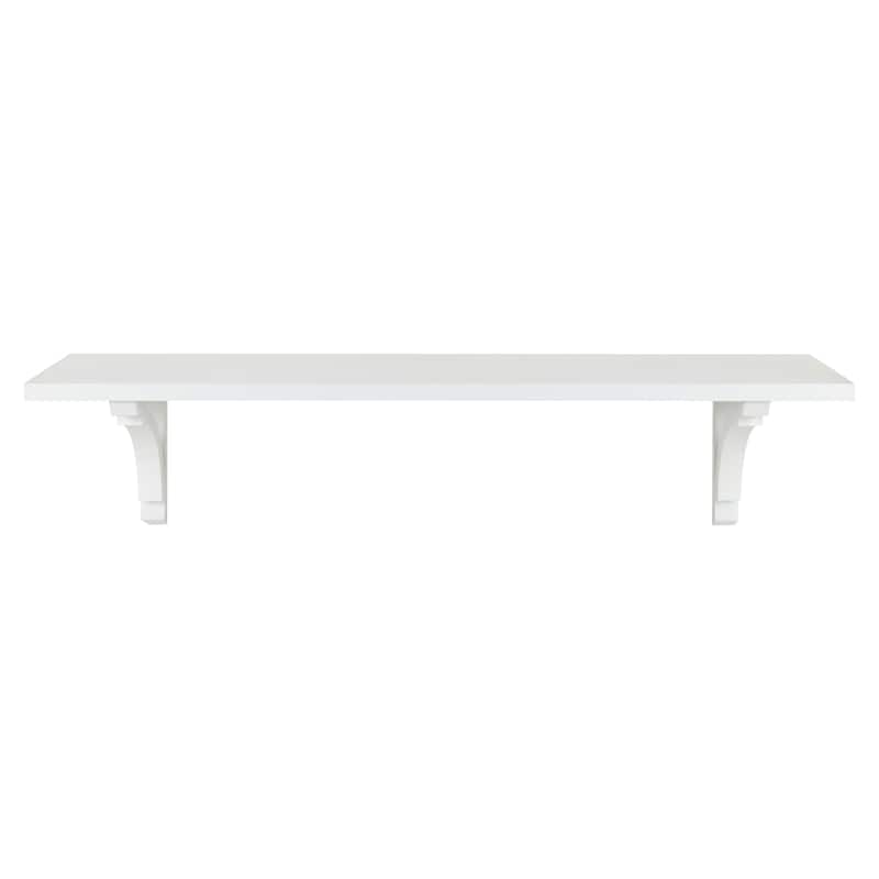 Kate and Laurel Corblynd Traditional Wood Wall Shelf