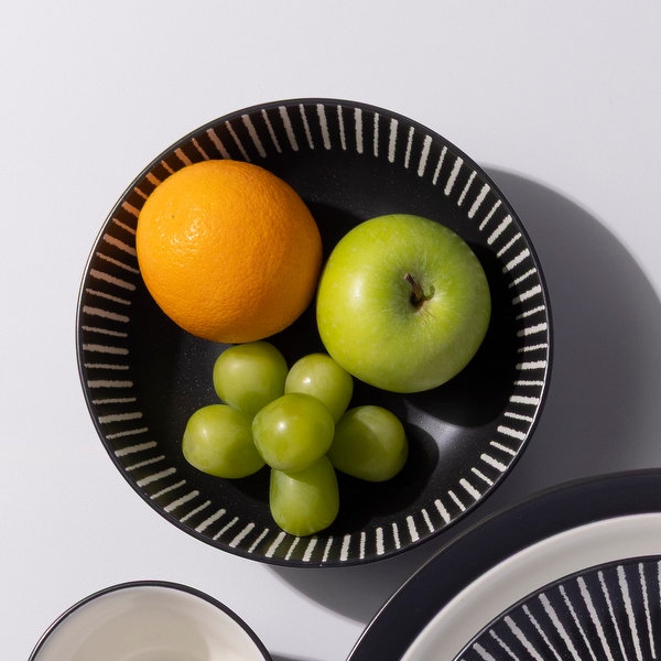 Noritake Colorwave Stripe Set of 4 Cereal Bowls, 7