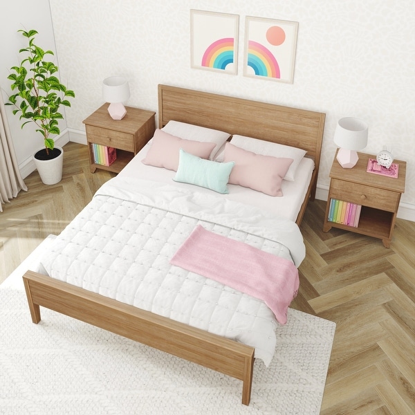 日本最級 Lily and Max Queen-Size Sale On - Headboard Panel with Bed 化粧水・ローション・トナー