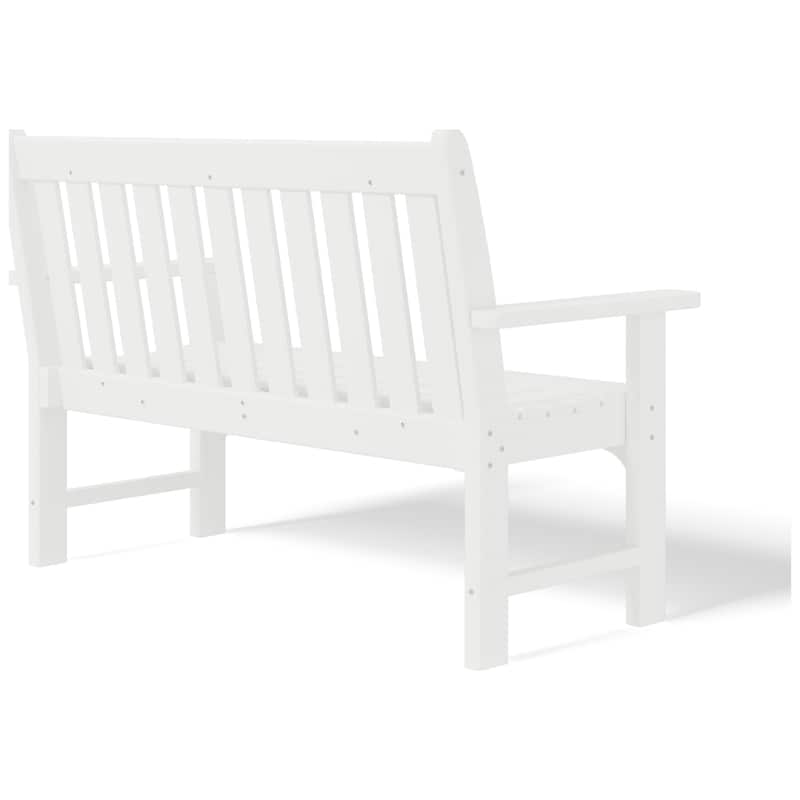 Polytrends Laguna 51" Outdoor Patio 2-Person Garden Bench